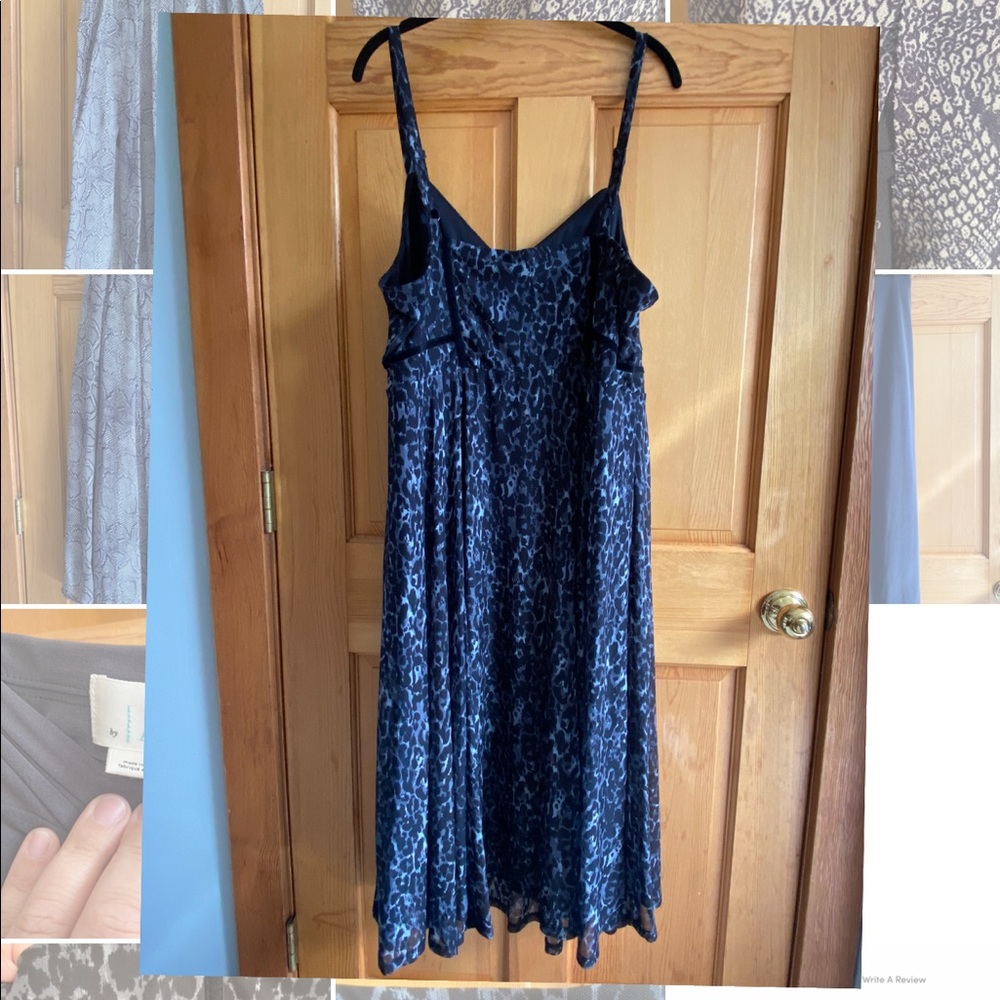 Torrid Leopard Mesh Midi Dress 2 Dark Grey - Picture 2 of 5